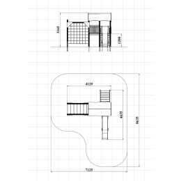 Детский игровой комплекс Атрикс 1.07, Н=1200