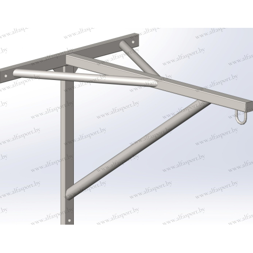 Bracket for hanging punching bags