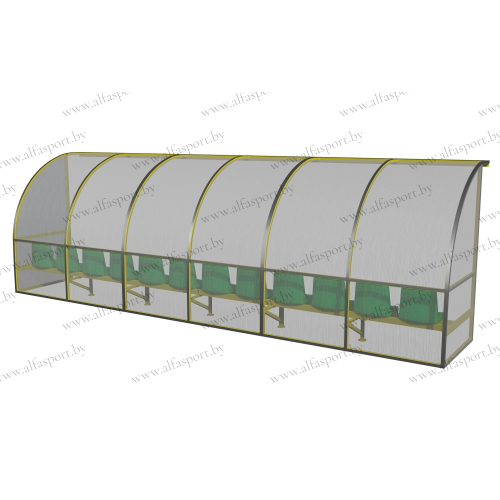 Team shelter for 4,8,12 seats