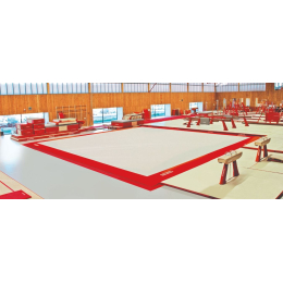 Соревновательный гимнастический помост London 14 × 14 (ковролиновое покрытие)