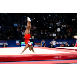 Пружинный гимнастический помост 14х14 (ковролиновое покрытие)