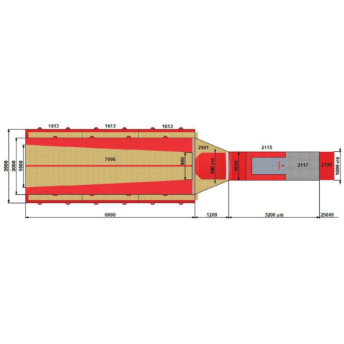 Комплект гимнастических матов приземления