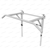 Horizontal parallel bars on a gymnastics wall