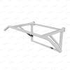 Horizontal bar on the gymnastics wall