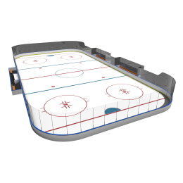 Double hockey board with tempered glass safety fence 60×30, 60×26, 60×28, 56×28, 56×26 m