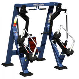 Street exercise machine "Seated chest press with variable load"