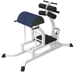 Horizontal back extension machine with leg clamps (Hyperextension horizontal) MB Barbell