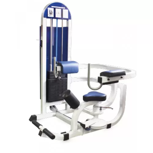 Torso machine - twisting MB Barbell