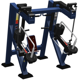 Street exercise machine "Seated press with variable load"