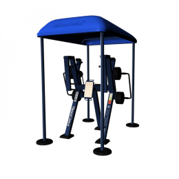 Уличный тренажер "Жим от груди стоя с изменяемой нагрузкой" MB Barbell