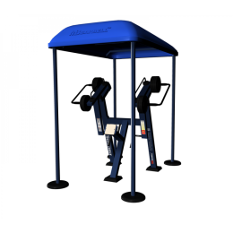 Уличный тренажер "Тяга к поясу стоя с изменяемой нагрузкой" MB Barbell