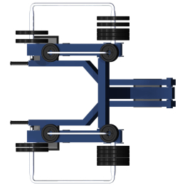 Уличный тренажер "Становая тяга" MB Barbell