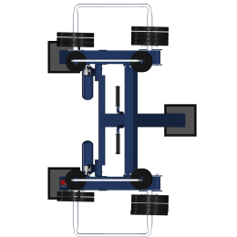 Уличный тренажер "Сгибание ноги стоя с изменяемой нагрузкой" MB Barbell