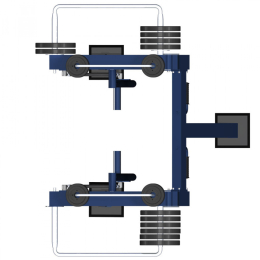 Уличный тренажер "Отведение бедра стоя с изменяемой нагрузкой" MB Barbell