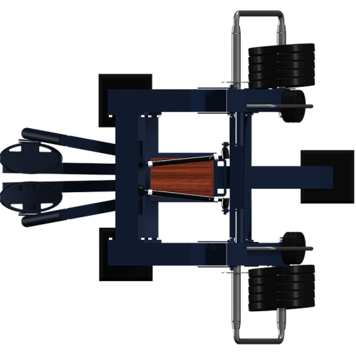 Street exercise machine "Standing leg raises with variable load" MB Barbell