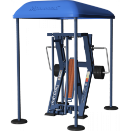 Уличный тренажер "Разведение ног стоя с изменяемой нагрузкой" MB Barbell