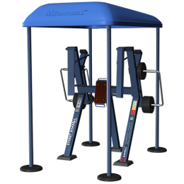Уличный тренажер "Жим от груди с конвергенцией стоя с изменяемой нагрузкой" MB Barbell