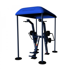 Уличный тренажер "Вертикальная тяга в положении стоя с изменяемой нагрузкой" MB Barbell