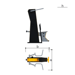 Уличный тренажер "Верхняя тяга" Romana 207.35.10
