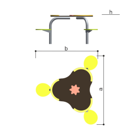 Стол "Кувшинка" Romana 057.54.00