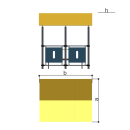 Беседка со скамьей и столом Romana 301.07.00
