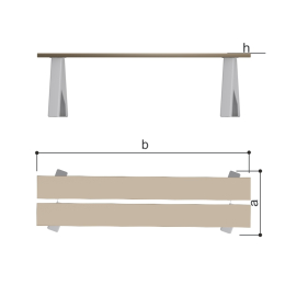 Скамья Romana 302.23.00