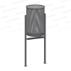 Dig-in ballot box (40 liters) Romana 305.07.01