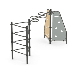 Детский спортивный комплекс с рукоходом-змейка Серия треугольник Romana 401.25.00 