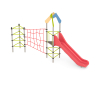Children's sports complex with a rope climb and slide Triangle Series Romana 401.29.00 