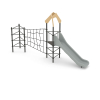 Children's sports complex with a rope climb and slide Triangle Series Romana 401.29.00 