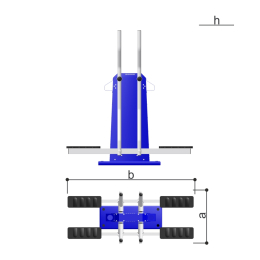 Уличный тренажер "Двойные лыжи" Romana 207.21.05