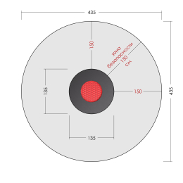 Встраиваемый батут Круг