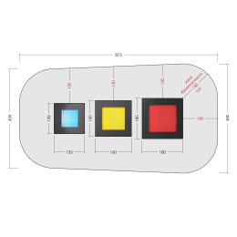 Батут Квадраты Комбо