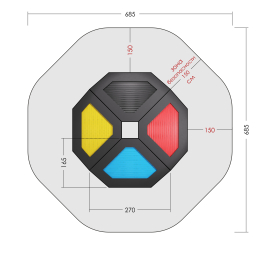 Батут Калейдоскоп 4S
