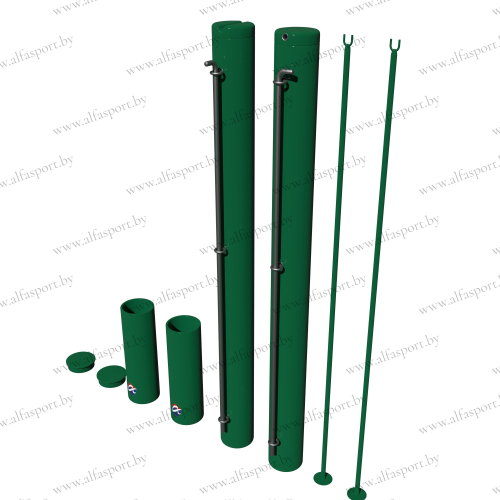 Glass-type tennis racks with tension mechanism