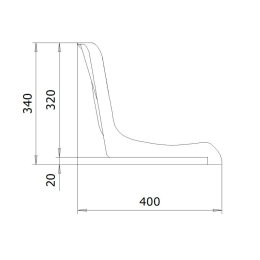 Сиденье стадионное Авангард