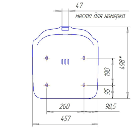 Сиденье стадионное Форвард