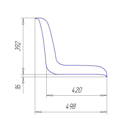 Сиденье стадионное Форвард