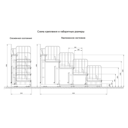 Трибуна телескопическая