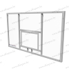Basketball backboard made of polycarbonate 1,8 х 1,05 m