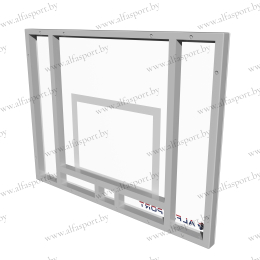 Щит баскетбольный тренировочный из поликарбоната 1,2 х 0,9 м 