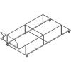 Training hurdle cart on wheels