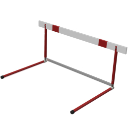 Training athletics hurdle, collapsible, steel-aluminum (3 levels)