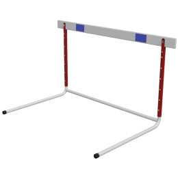 Training athletics hurdle, bent, youth, steel-aluminum (7 levels)