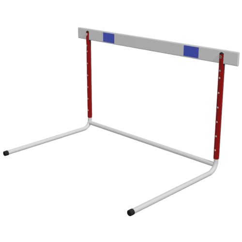 Training athletics hurdle, bent, youth, steel-aluminum (7 levels)