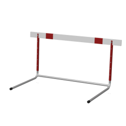 Training athletics hurdle, bent, youth, steel-aluminum (5 levels)