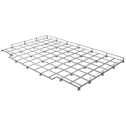 Base (lattice) for landing zone high jump 6×x4 m