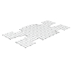 Base (lattice) for landing zone pole vault 12.2×6×0.1 m
