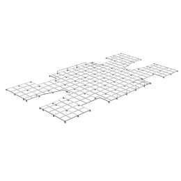 Base (lattice) for landing zone pole vault 12.2×6×0.1 m