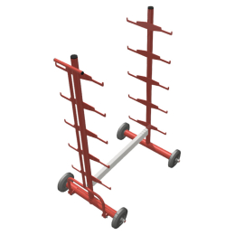 Тележка для транспортировки соревновательных стартовых колодок